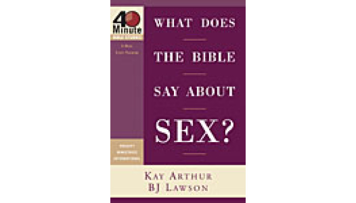 40 Minute - What does the Bible say about Sex? (old cover, same insides!) 40 Minute - What does the Bible say about Sex? (old cover, same insides!)