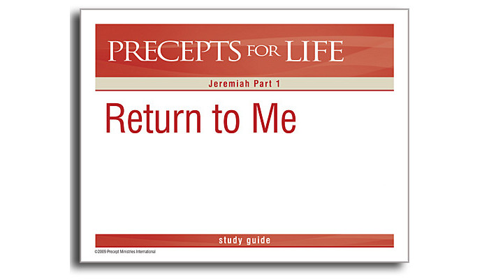 Precepts For Life (PFL) - Jeremiah Part 1 (Chapters 1-24) - Return To Me (MP3 CD) Precepts For Life (PFL) - Jeremiah Part 1 (Chapters 1-24) - Return To Me (MP3 CD)