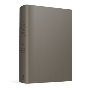New Inductive Study Bible (ESV) - Charcoal 'Milano Softone' Cover