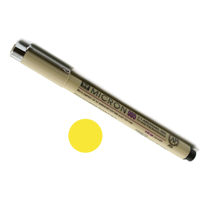 Bible Study Tools - Individual Micron Writing Pen - Yellow