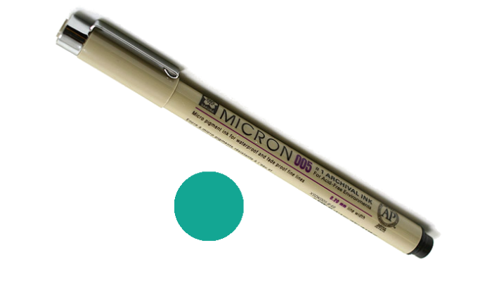 Bible Study Tools - Individual Micron Writing Pen - Green Bible Study Tools - Individual Micron Writing Pen - Green