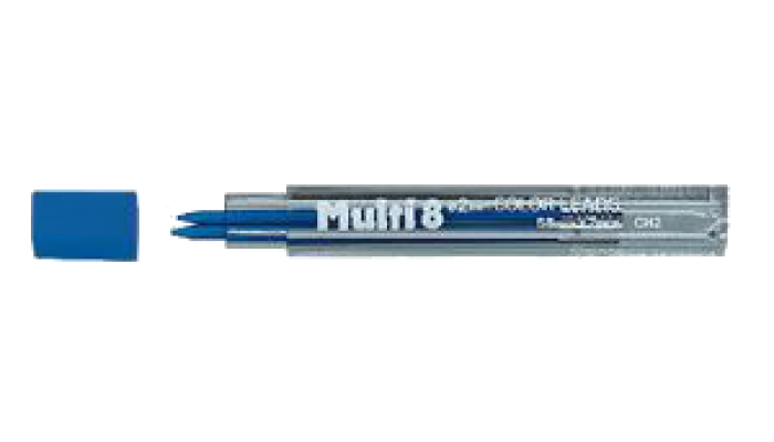 Bible Study Tools - Pentel 8-Colour Pencil Highlighter - Individual Colour Lead Refills - Dark Blue