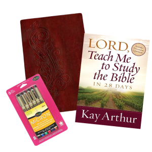 Study Pack 2 - Getting Started (Milano Bible ESV, Lord Teach Me to Study the Bible in 28 Days & Micron Pen Set)