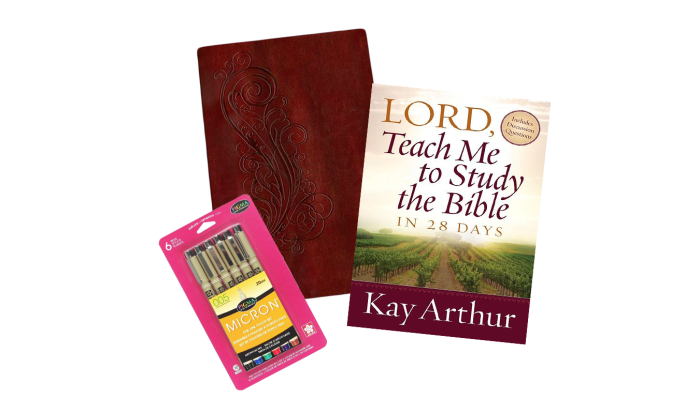 Study Pack 2 - Getting Started (Milano Bible ESV, Lord Teach Me to Study the Bible in 28 Days & Micron Pen Set) Study Pack 2 - Getting Started (Milano Bible ESV, Lord Teach Me to Study the Bible in 28 Days & Micron Pen Set)